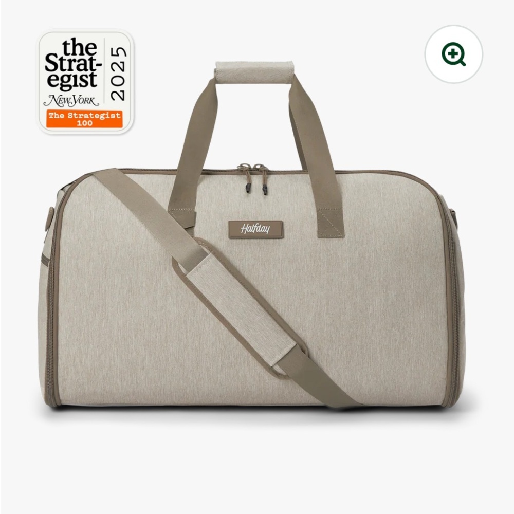 HALFDAY - Sandstone Duffel Bag Unisex — Neutral Beige Travel Duffel